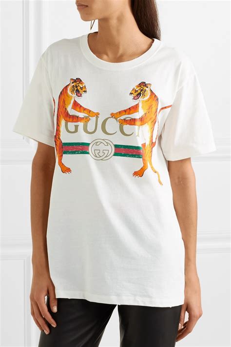 gucci tiger print shirt